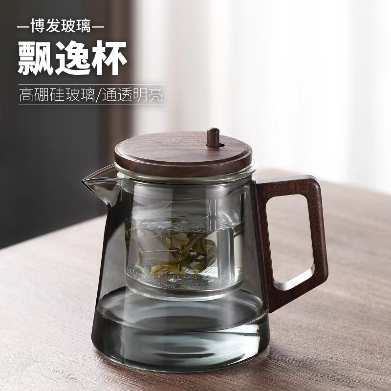 Чайник из ореха с фильтром, термостойкий