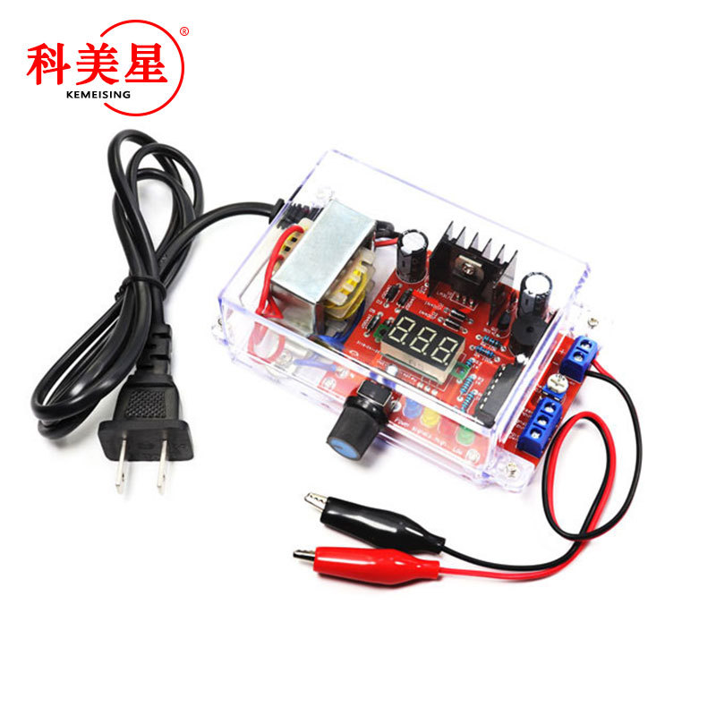 LM317 Adjustable Voltage Regulator Power Supply Board Kit Power Supply Training Kit Electronic DIY Making Parts