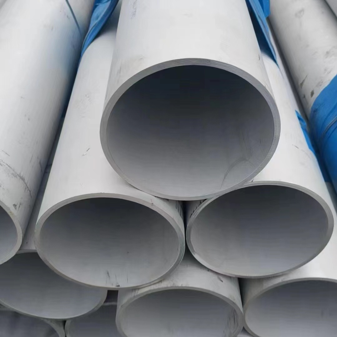 Tianjin Spot 316L304 Stainless Steel Seamless Pipe Industrial Seamless Steel Pipe Circulation Delivery Hollow Pipe Large Round Pipe