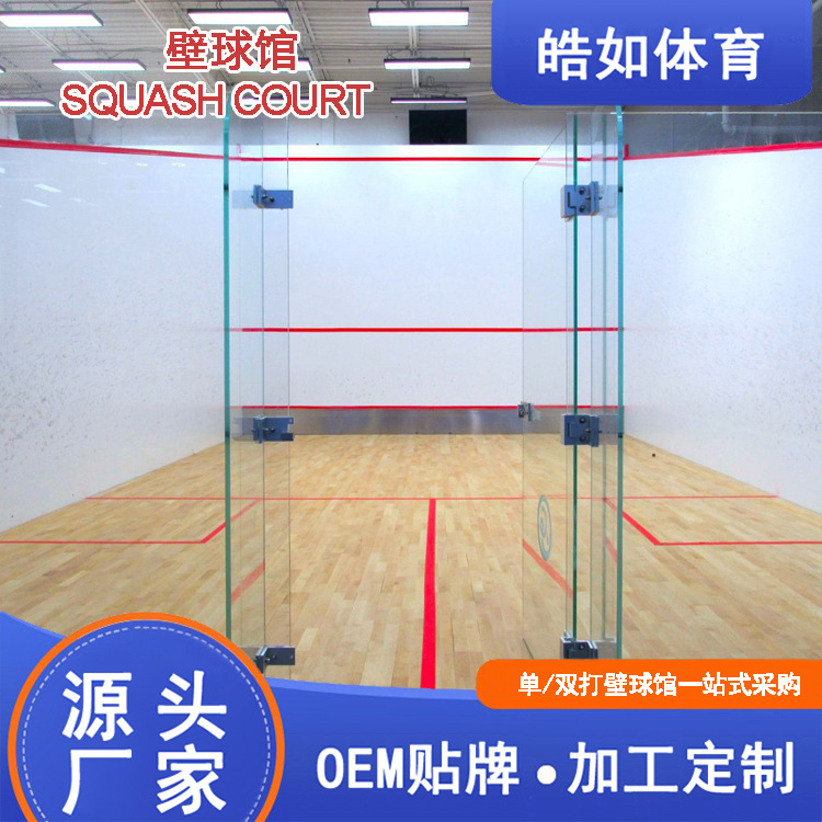 Squash Court Aluminum Alloy Clapboard, Plastering Squash Court Construction, Plastering Resin Wall Material Wholesale