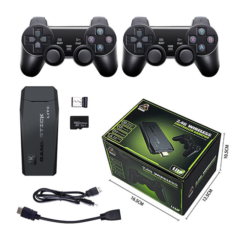 Cross-Border Popular M8 High-Definition Wireless Controller Retro Classic Double HDMI High-Definition Tv Game Console Massive Games