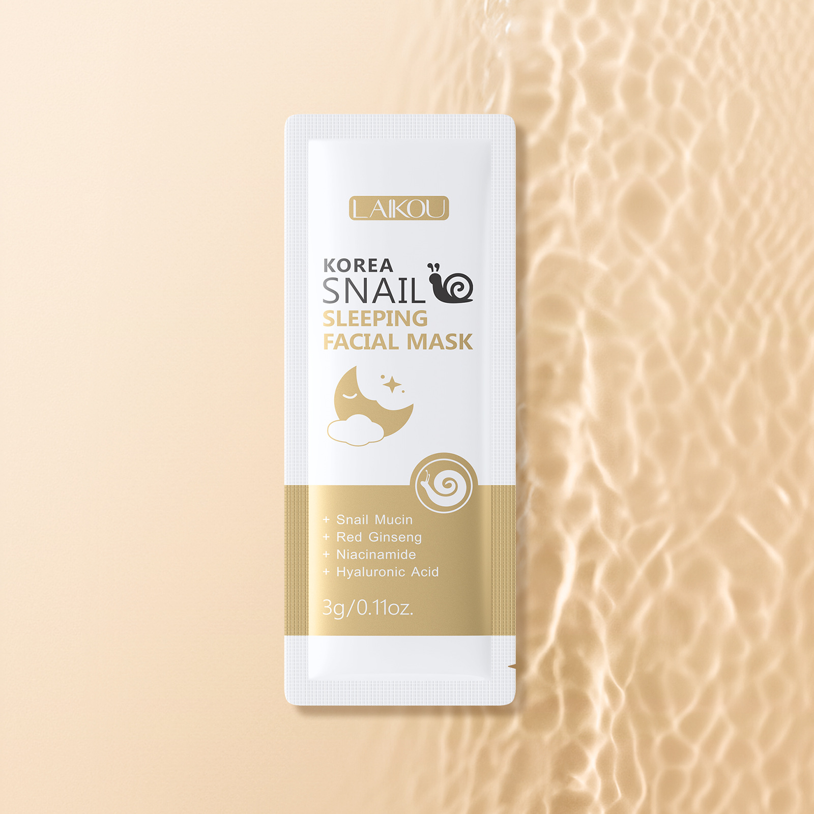 Cross-Border Laikou Fenyi Sleep Mask Sheet Hydrating Facemask Mask No-Wash Smear-Type Full English Mask