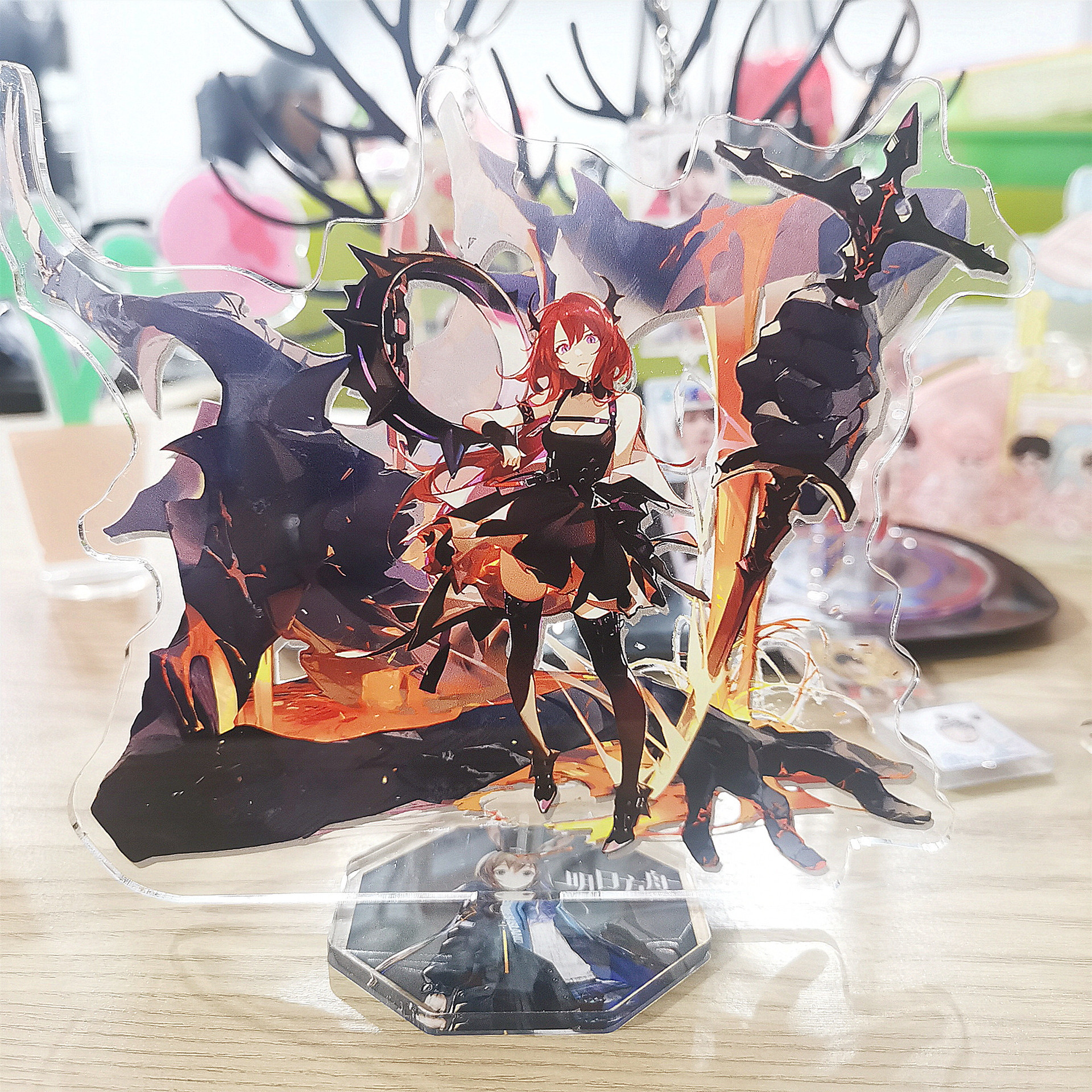 Acrylic Dali Brand Customized Rocker Leco Style Keychain Pendant Gift Customized Animation Cartoon Ornaments