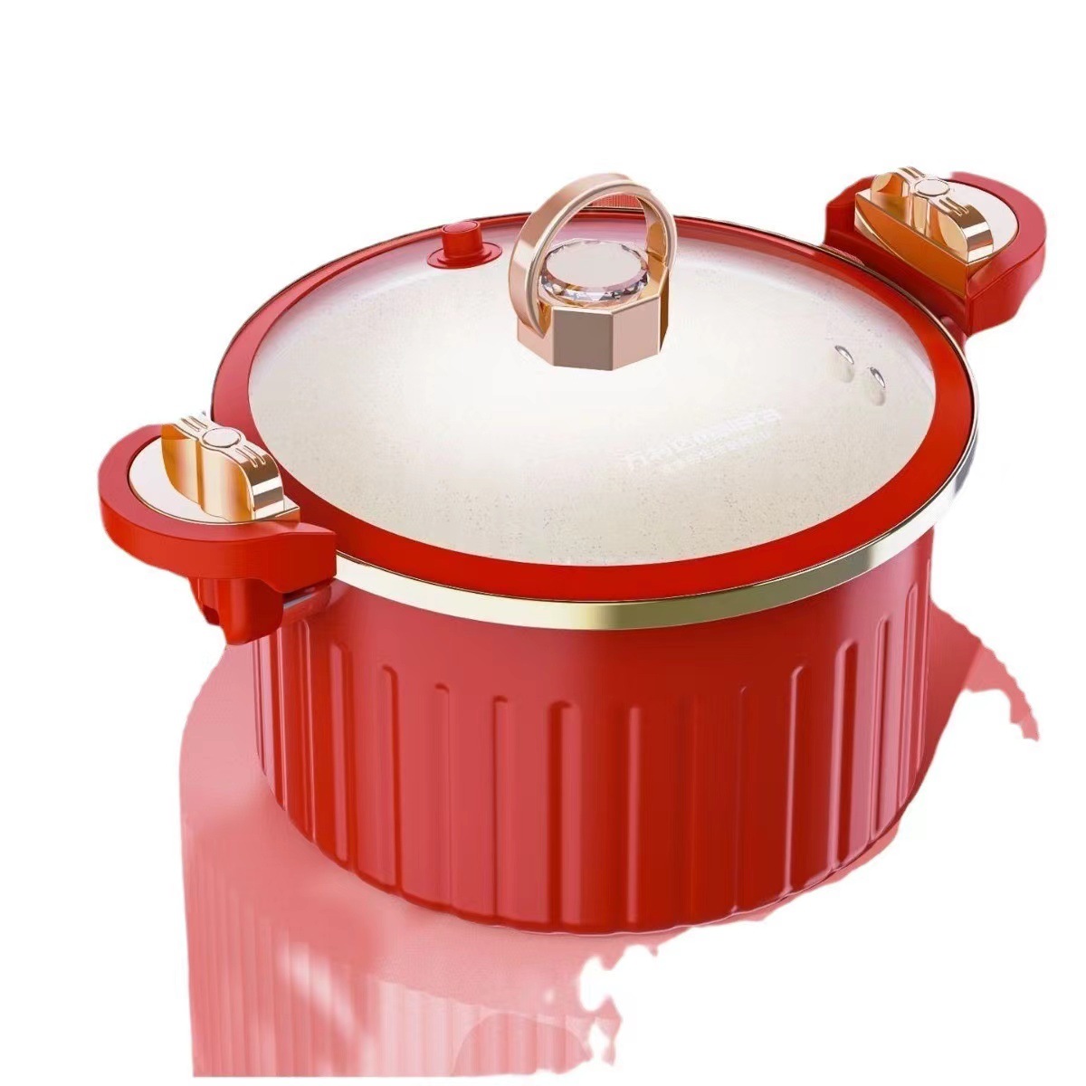 New Phnom Penh Roman pot pressure soup pot multi-functional non-stick micro-pressure cooking pot binaural enamel pot gift wholesale