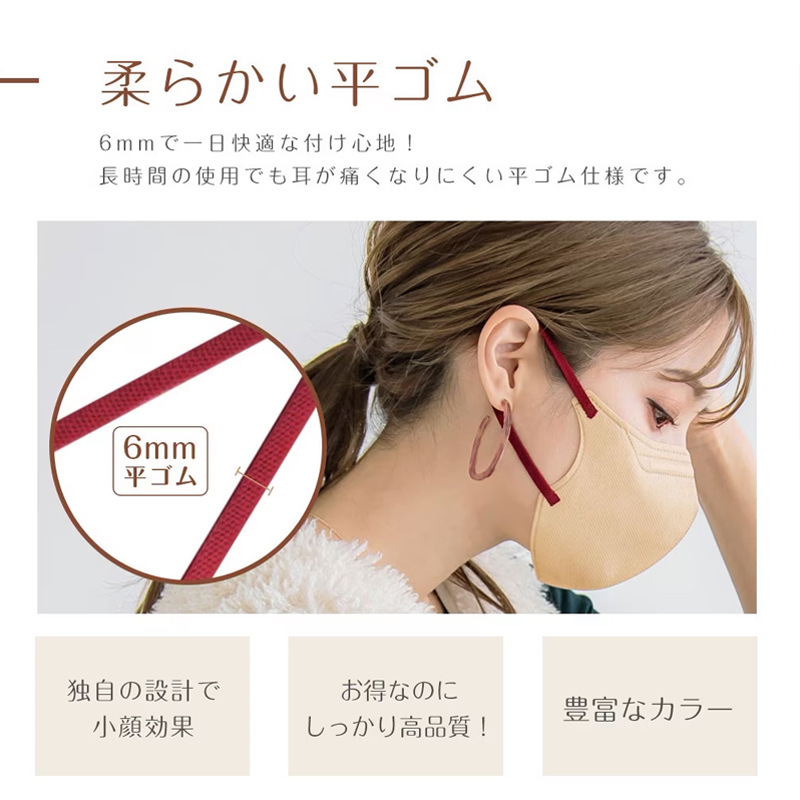 Summer Thin Japanese Style 3D Adult Stereo Disposable Protective Mask Three-Layer Small Face Breathable Mask Manufacturer Wholesale