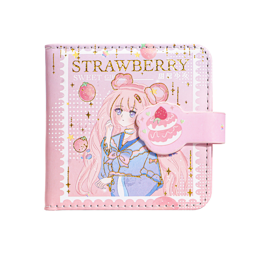 High-value Leather Magnetic buckle notebook cute mini cartoon notebook creative notebook wholesale