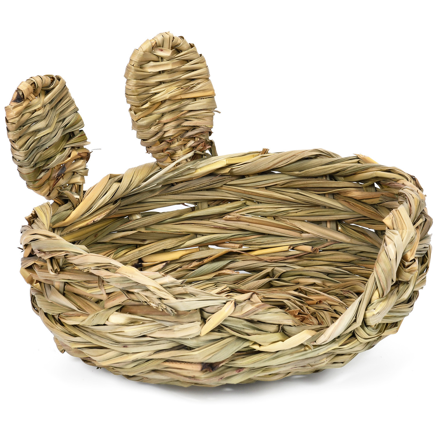 New Exotic Pet Hand-Woven Rabbit Nest Edible Decompression Vent Toy Chinchilla Guinea Pig Molar Landscaping Ornaments