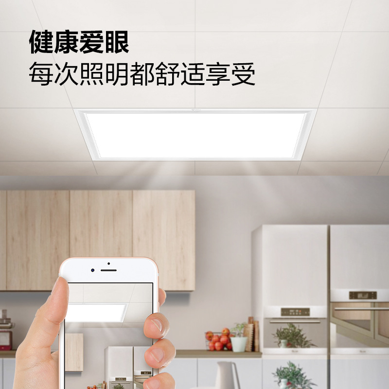 Bull Integrated Ceiling Led Light Bathroom Ceiling Light Kitchen Ceiling Aluminum Gusset Panel Light 600*300 Square Light