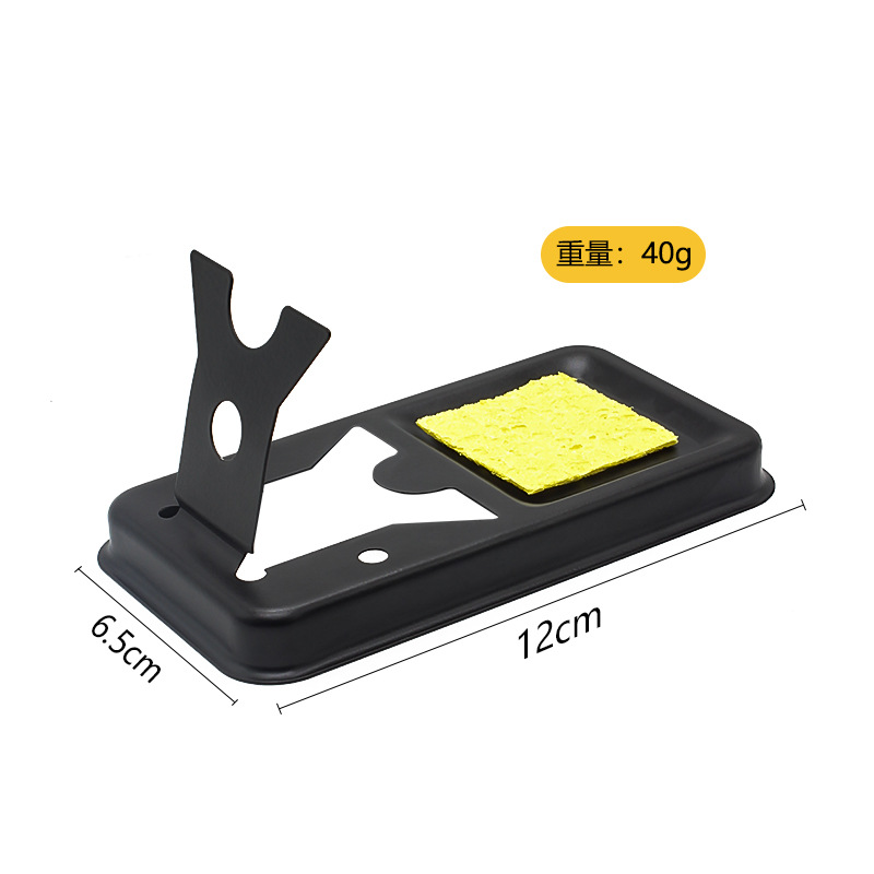 Cross-border Hot Selling Integrated Electric Soldering Iron Bracket Iron Material Rectangular Table Top Fixing Frame Metal Y-shaped Simple Frame