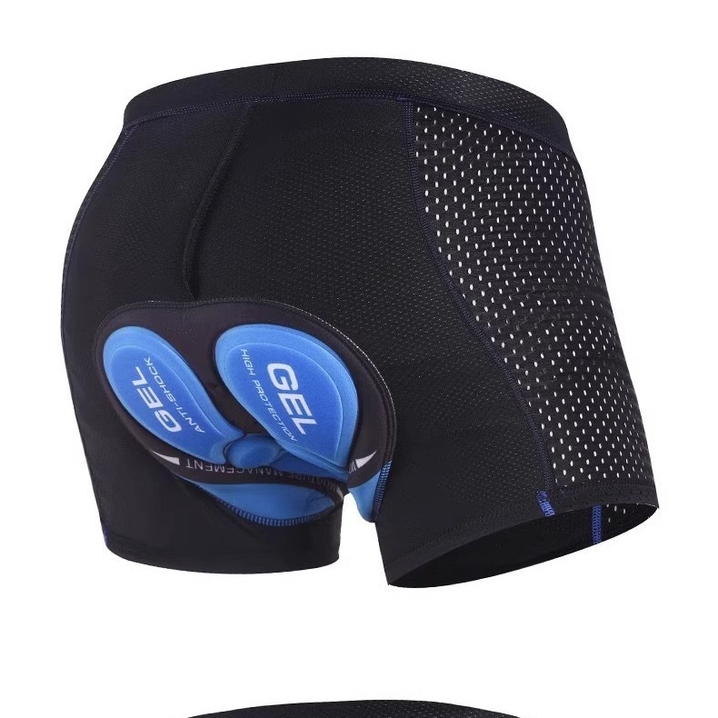 Cycling Underwear Summer Men's and Women's Outer Wear Shock-Absorbing Silicone Cycling Pants Mountain Road Bike Equipment Seat Cushion