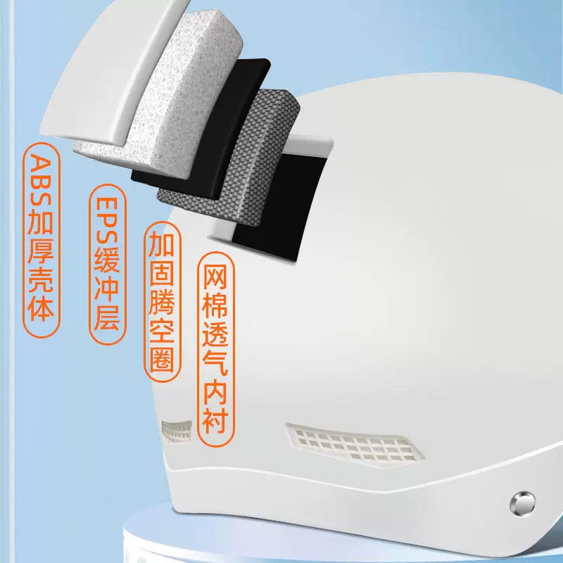 3C Certified Electric Vehicle Helmet for Men and Women, Summer Sun Protection Helmet, Lightweight Half Helmet Manufacturer, Spot Battery Vehicle Sunshade