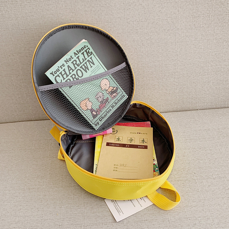 Donut Eggshell Bag Kindergarten Baby School Bag Cartoon Children's Backpack Trendy Cute Childlike Backpack for Boys and Girls