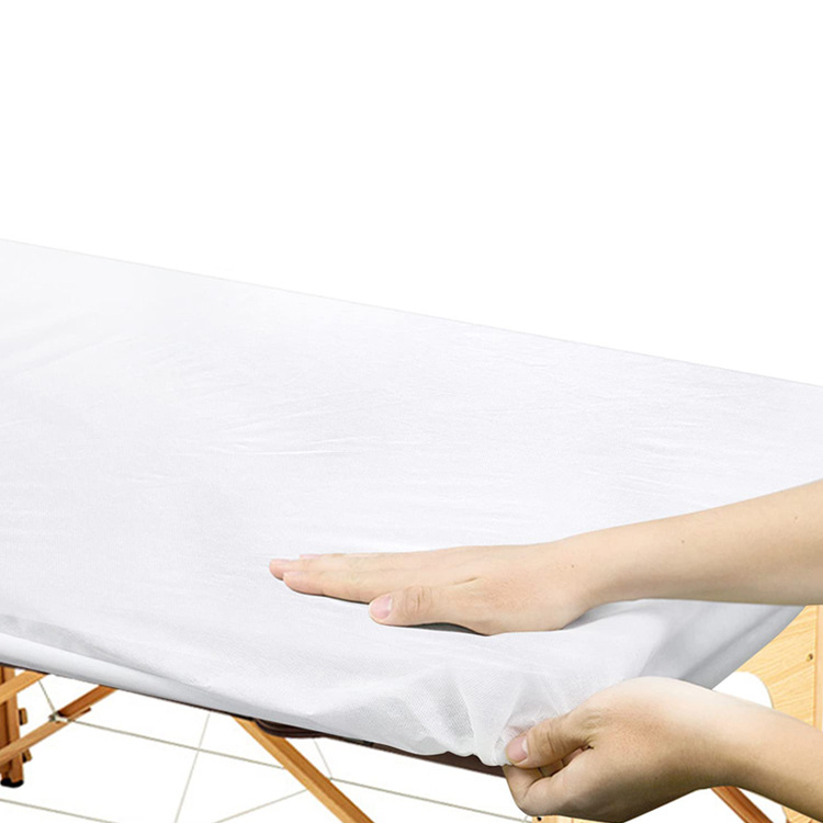 Disposable Non-Woven Bed Cover Medical Beauty Elastic Bed Cover Waterproof Oil-Proof Breathable Beauty Massage Elastic Bed Cover