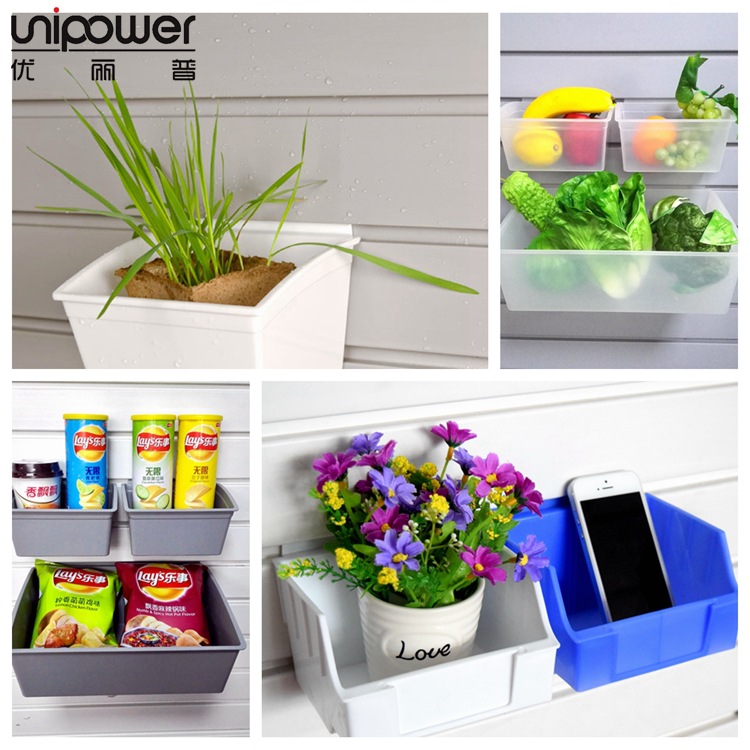 Factory wholesale wall-mounted storage box storage box transparent material box pit plate screw parts Box cross-border supply