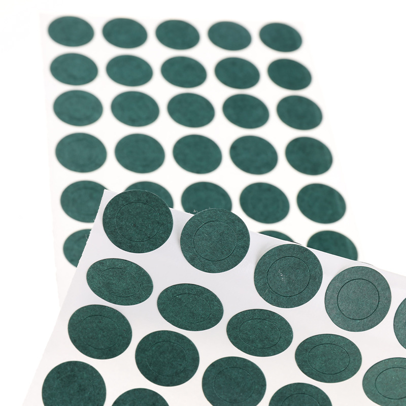 Green 18650 battery insulation gasket self-adhesive battery Green Paper positive insulation hollow sticker insulation patch green shell