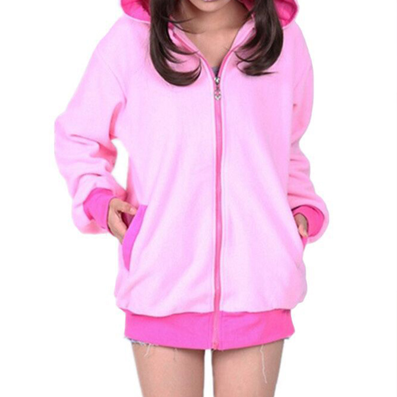 Factory wholesale cartoon animal blue ears moon elf sweater coat a variety of fleece men's and women's sweater