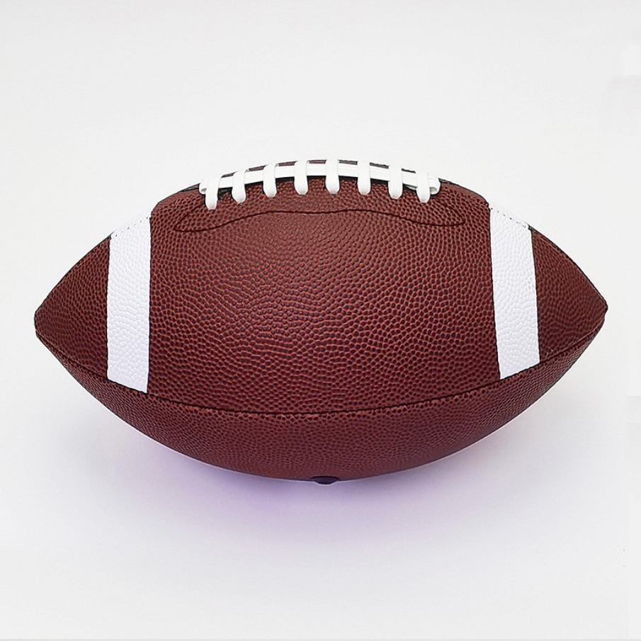 Factory direct custom No. 3, No. 6, No. 9 machine sewing PU/PVC standard competition training American football