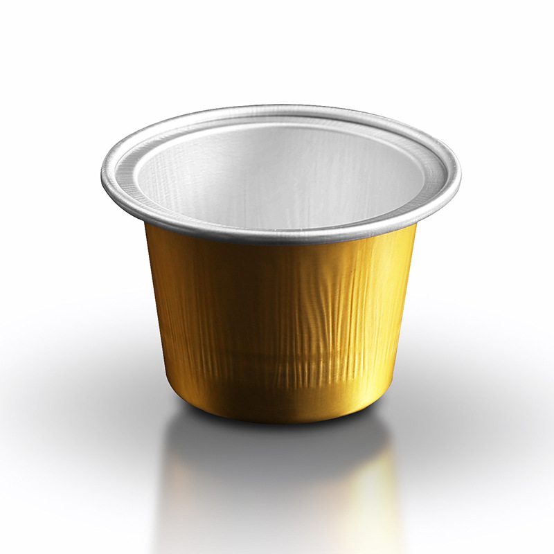 Aluminum foil coffee capsule Cup 37mm with sealing film Nespresso coffee machine disposable capsule shell
