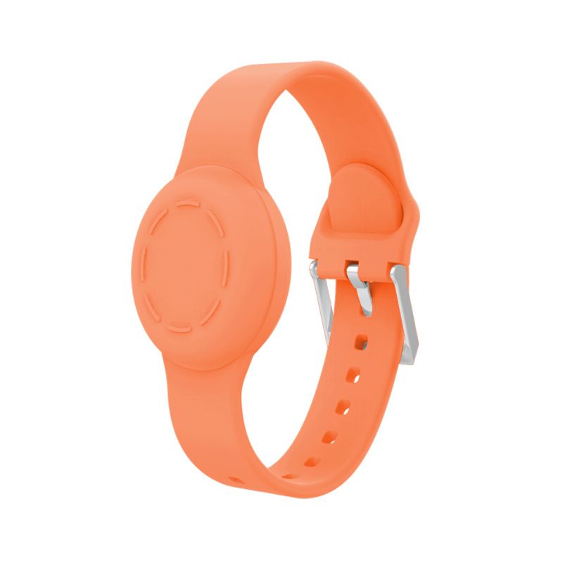 New Model Suitable for Apple Anti-Lost Airtag Kidsren's Waterproof Wrist One-Piece Watch Strap Locator Silicone Protective Cover