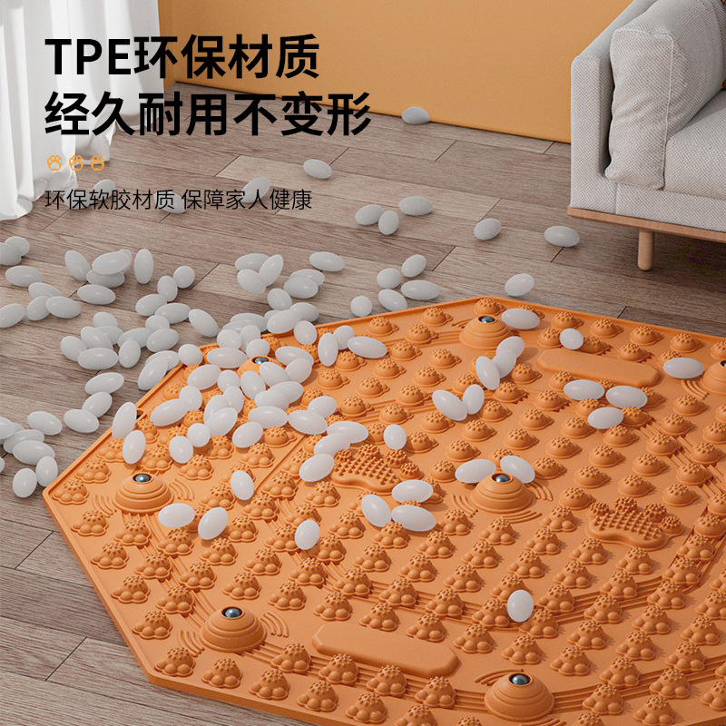 New Ten-generation Octagonal Cat's Paw Finger Press Plate Foot Massage Foot Pad Foot Step In-situ Super Jogging Toe Press Plate