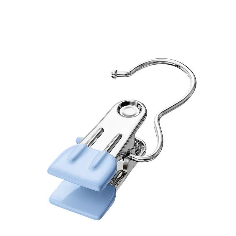 Pant Clip Household Seamless Multifunctional Hook Pants Rack Clothes Pin Storage Artifact Stainless Steel Single Hook Hanger
