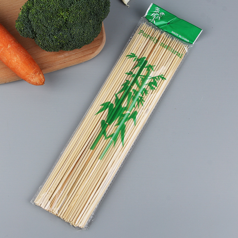 Disposable Barbecue Bamboo Skewers, Barbecue Needles, Mutton Skewers, Spicy Hot Skewers, Fragrant Barbecue Skewers, Round Skewers, Practical Skewers