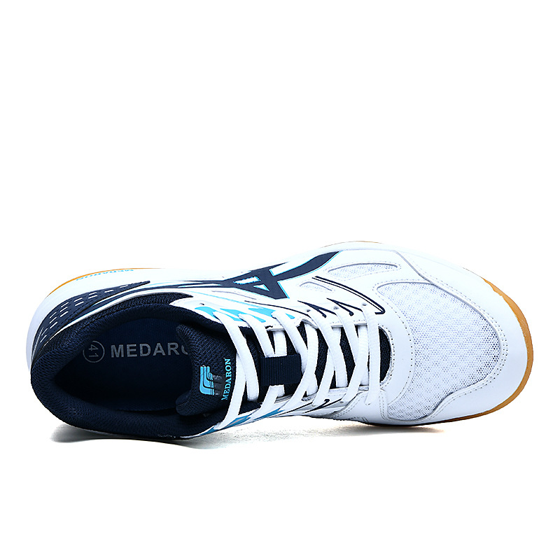 New 2025 new badminton shoes plus size ultra light wear-resistant breathable non-slip couples M519 indoor training shoes