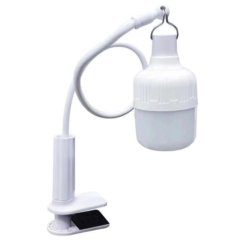 Led Rechargeable Light Bulb Super Bright Night Market Street Stall Desktop Clip Light Fixed Bracket Portable Outdoor Lighting