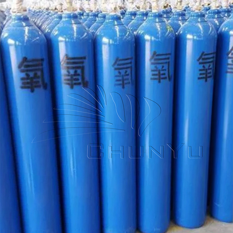Manufacturer's Standard High-Purity Oxygen Seamless Steel Cylinders with Complete Specifications, Industrial Oxidant and Combustion Promoter Oxygen Cylinders in Cans