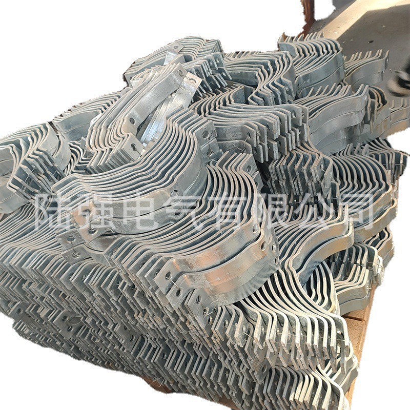 Hot dip galvanized single and double hanging wire hoop pull wire single hanging power communication single and double convex hoop wholesale