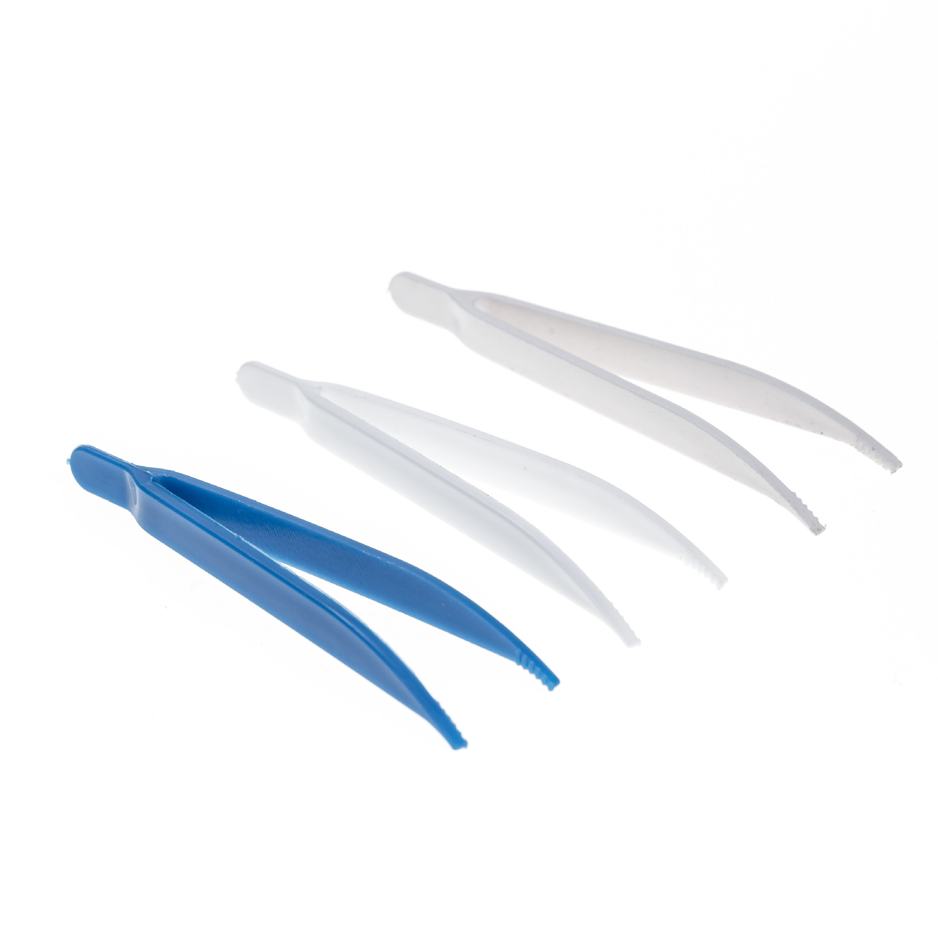 Color Plastic tweezers clamp PP material 7.7cm long diy tweezers