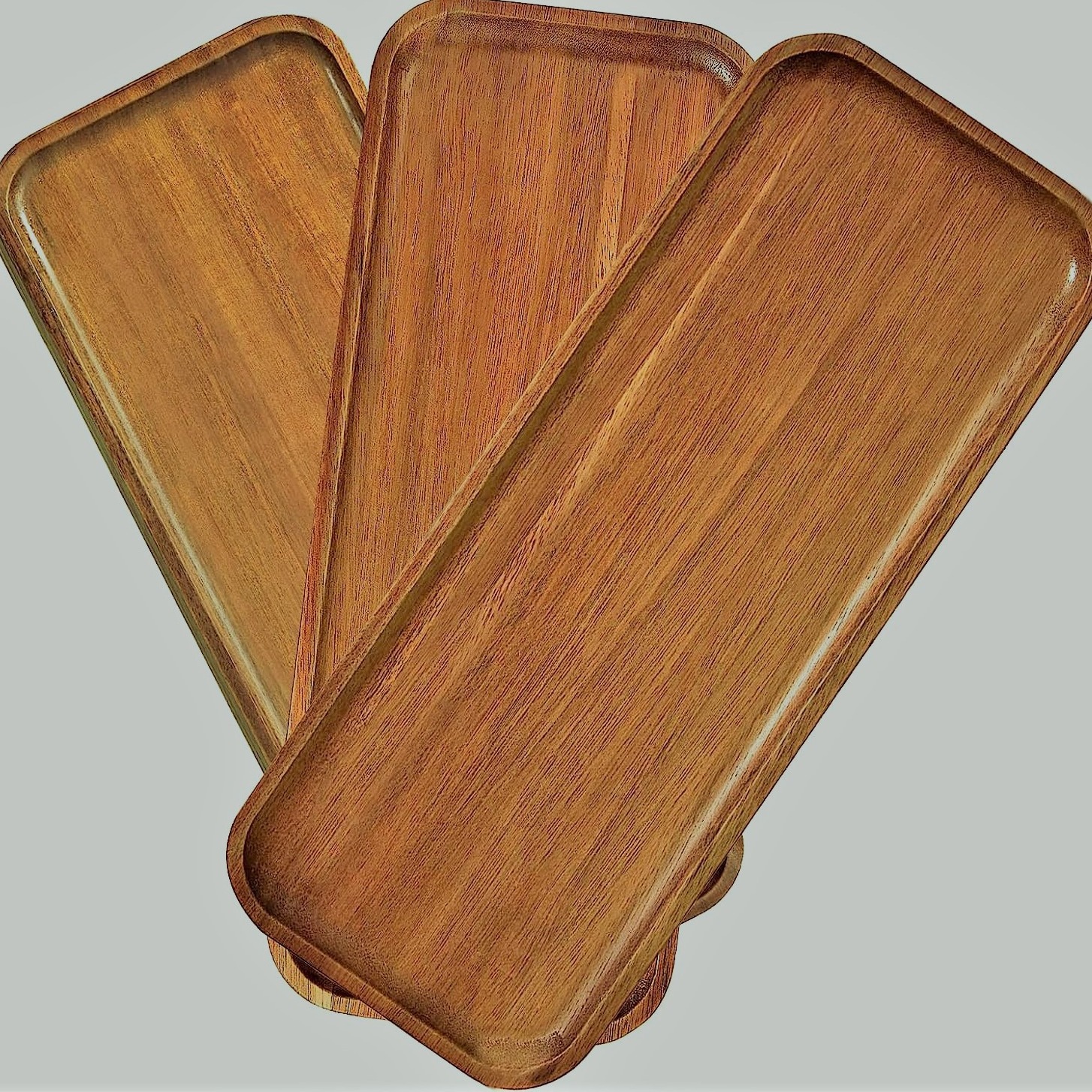 Wooden tray Acacia Oval tea tray dried fruit snack plate fruit steak plate dinner plate