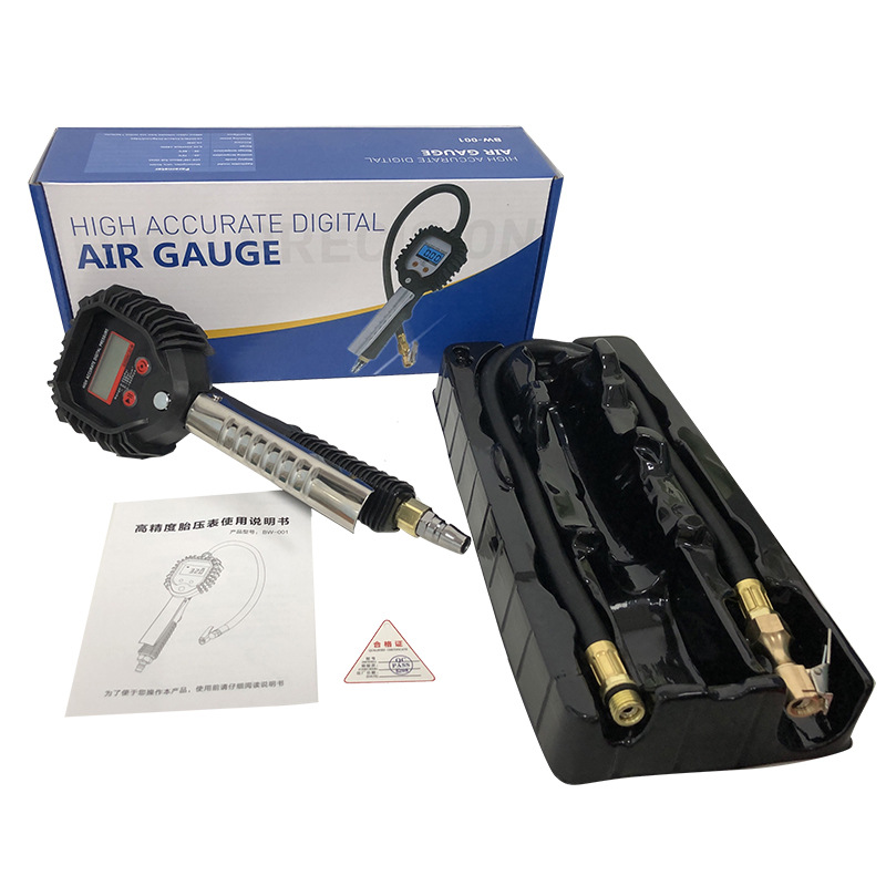High-Precision Inflatable Tire Pressure Gauge with Oil Tire Pressure Gauge Car Tire Pressure Monitoring Digital Display Mechanical Tire Pressure Gauge