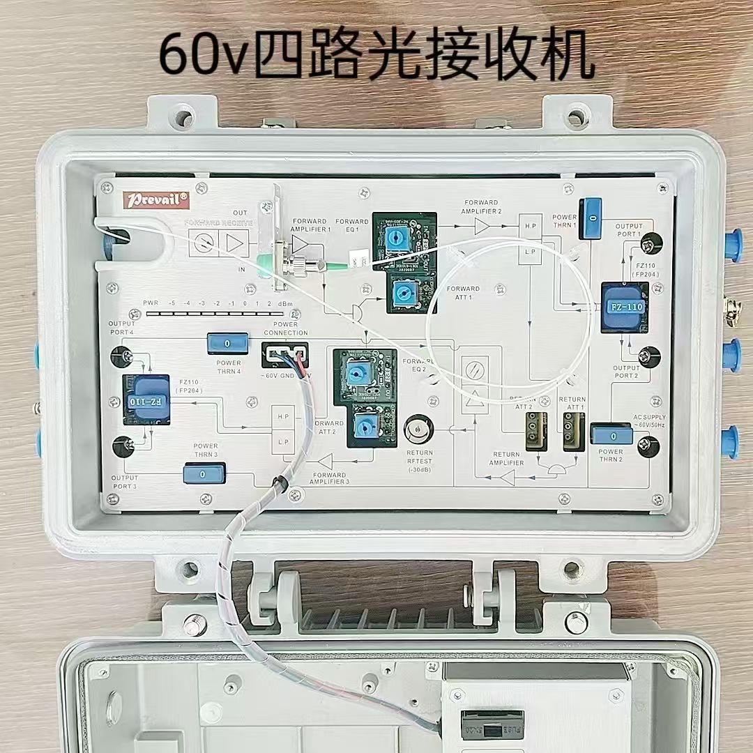 Bandung Ga8330Lw Cable Tv 60V Four-Way Optical Receiver Fiber Optic to Cable Signal