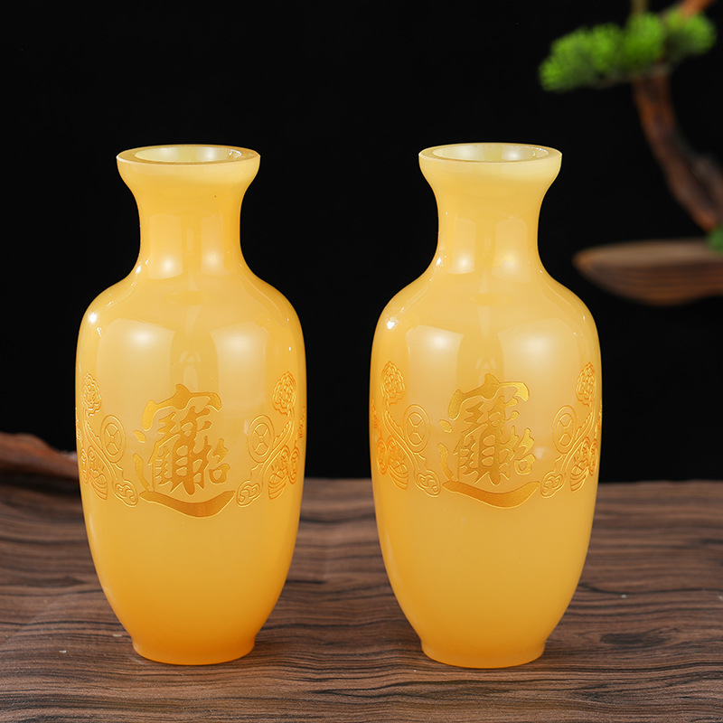 Сувенирный вазон Будды Руйи с глазурью и сердечной сутрой для домашнего поклонения