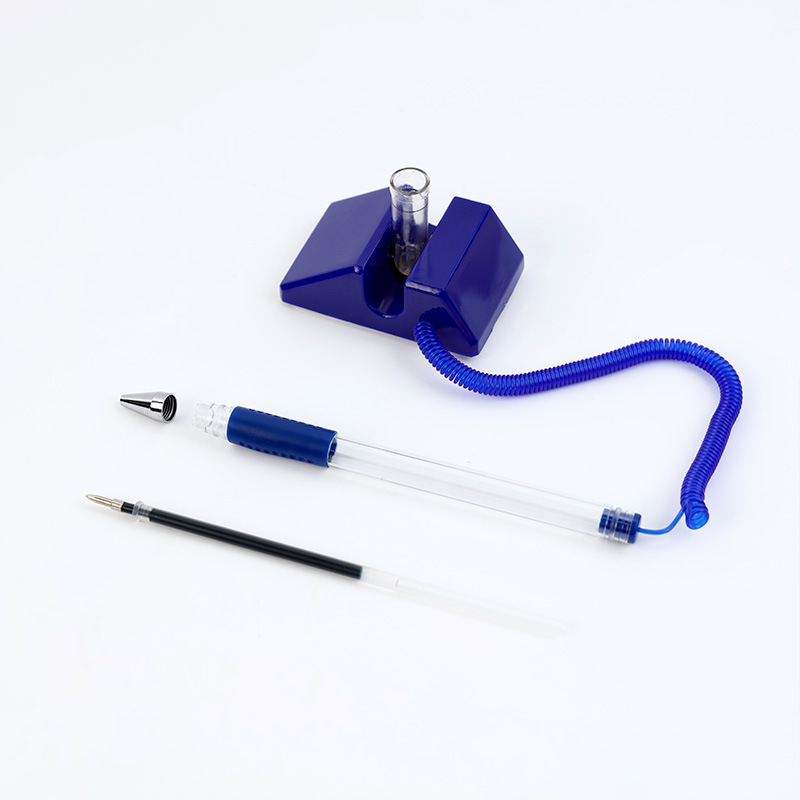 Bank hotel enterprise front office stationery signature pen custom LOGO fixed advertising neutral pen spot wholesale