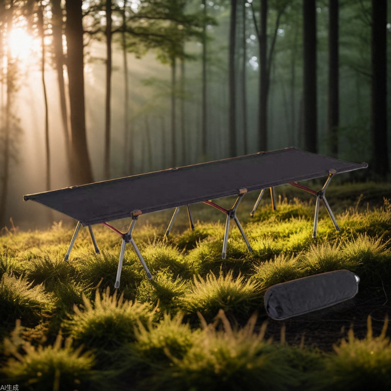 Складная кровать из алюминиевого сплава, легкая, сетчатая, для кемпинга