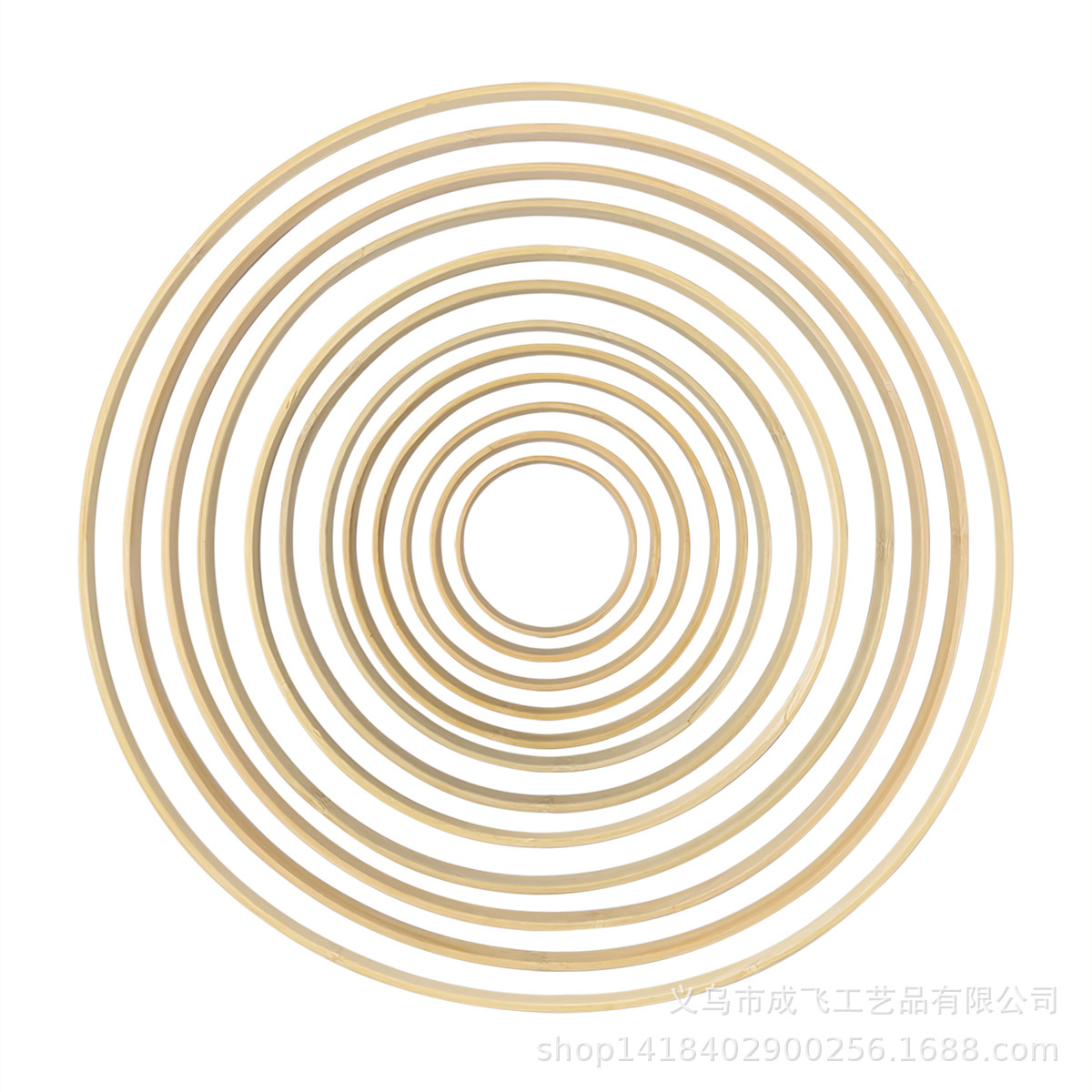 Factory direct dream catcher bamboo ring lantern cross embroidery shed tools round bamboo embroidery ring frame manual disc