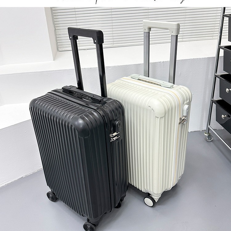 The boarding box high color value luggage 20 inch universal wheel suitcase 24 inch large capacity password zipper suitcase wholesale