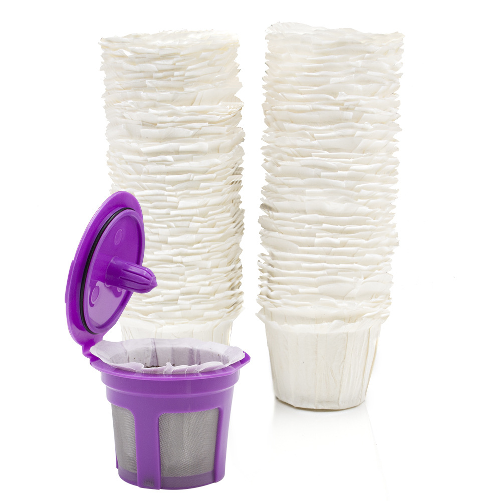 Preferred KCUP paper cup type coffee filter paper hand coffee filter paper drip coffee machine filter paper 100 pieces