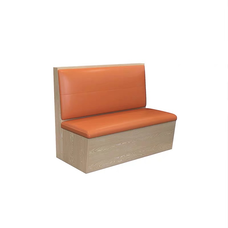 Catering Furniture Customized Hot Pot Restaurant Restaurant Curved Booth Sofa Table and Chair Storage Cabinet Commercial Wall Booth