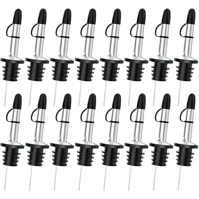 Stainless Steel Wine Pourer Bar Wine Dispenser Red Wine Bottle Stopper Cocktail Pourer Stainless Steel Wine Spout