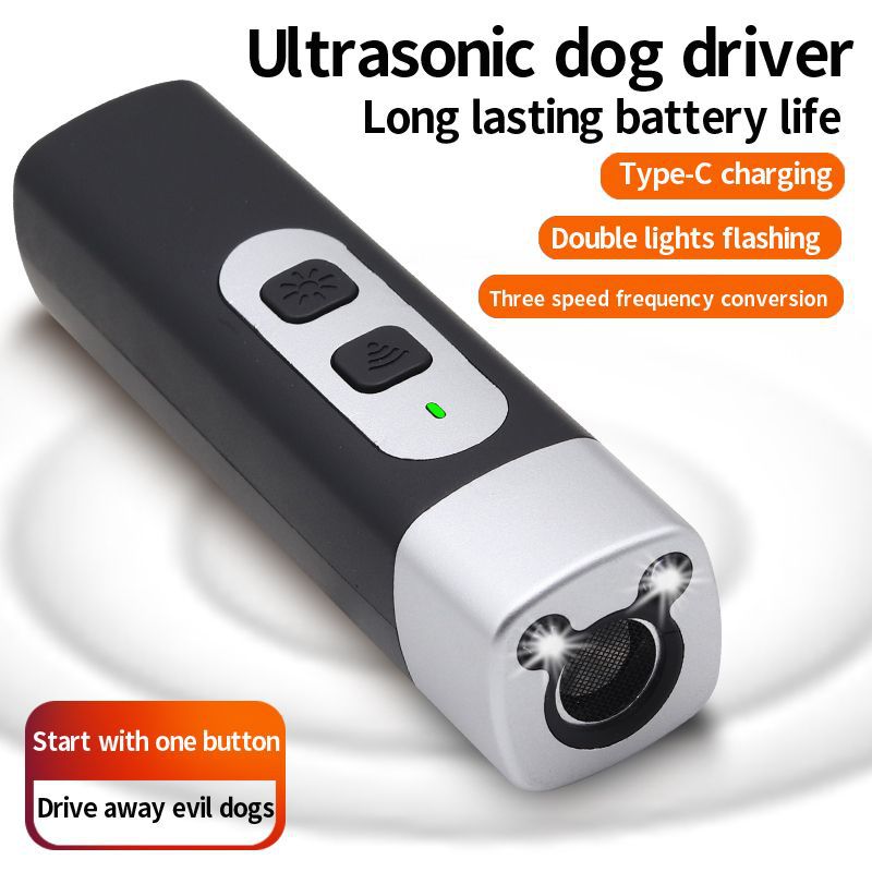 Pet Ultrasonic Dog Repeller Dog Training Device Amazon's Popular Anti-Barking Device Handheld Portable Cross-Border Outdoor Dog Repeller