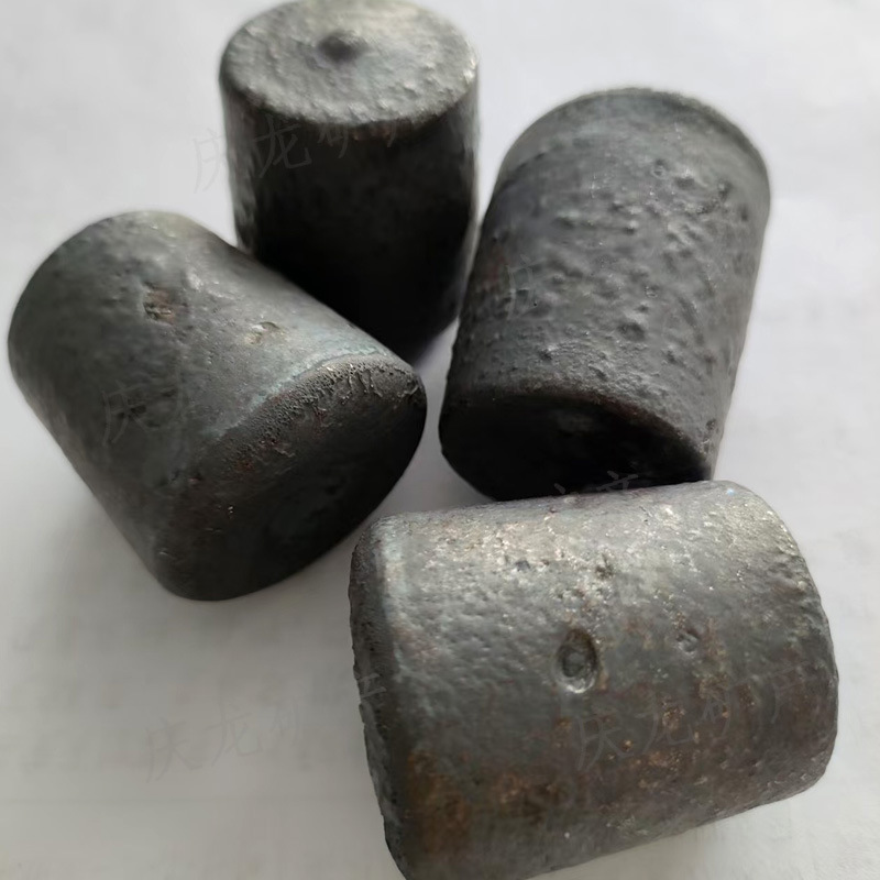 White Cast Iron Cylindrical Small Pieces Are Convenient to Use, Single Piece 300g for Forging Flowers, Friction-Resistant Metallurgical Casting White Cast Iron