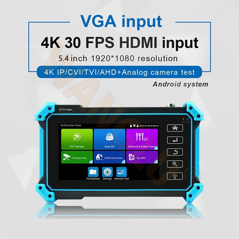 WANGLU IPC-5100C Plus Netcom Engineering Treasure HDMI VGA Network Coaxial Monitoring Test