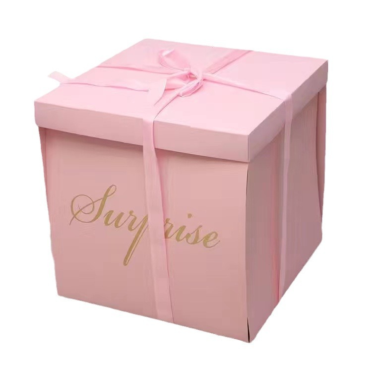 Birthday Surprise Box Valentine's Day Tanabata Pop-up Confession Balloon Gift Box Large Oversized Creative Packaging