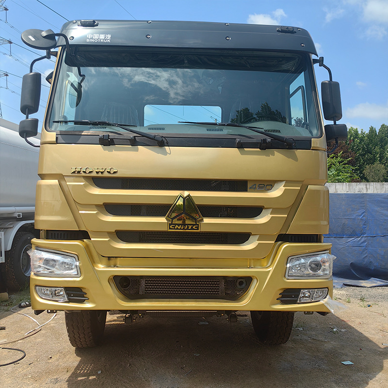 Cross-Border Howo Tractor Truck Guosan 6X4 Engineering Dump Tractor Semi-Trailer 371 Horsepower Tractor Semi-Trailer Trailer Head