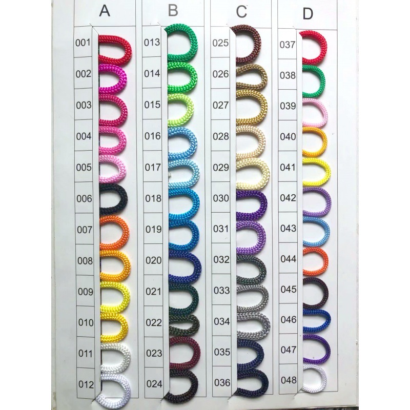 Manufacturer's Supply Colorful 900Dpp Rope 1800Dd Polypropylene Rope Outdoor Fixed Braided Rope Drawstring Satchel Rope