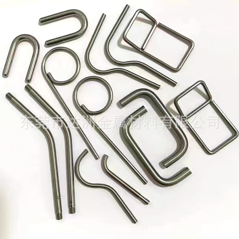 Source Factory 304 Stainless Steel Copper Aluminum Special-Shaped Bending Iron Wire Wire Spring Forming Stamping Customization on Demand