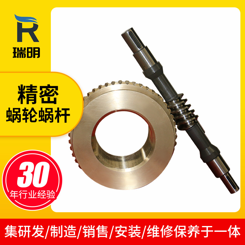Precision worm gear and worm secondary envelope toroidal worm supporting turbine precision screw gear shaft manufacturer supply